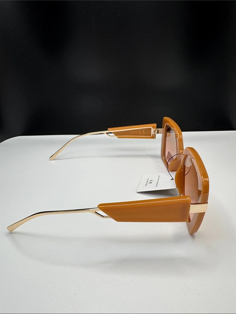 Oversized Square Women’s Sunglasses - Amber